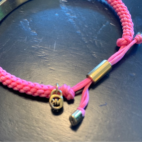 MK Pink Macramé Cord Bracelet - Picture 3 of 4